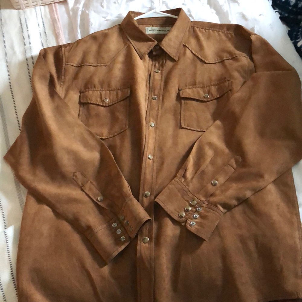 Sueded Country shirt xl